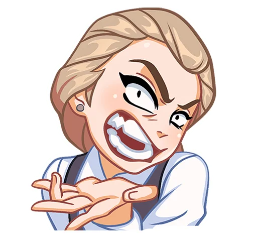 🤪 Стикер «Катя (зайчик) без надписей» для Telegram
