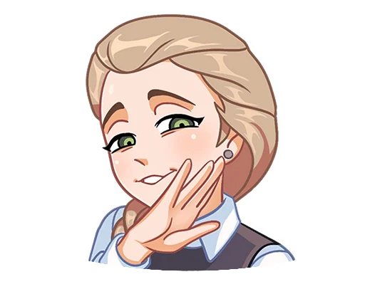😅 Стикер «Катя (зайчик) без надписей» для Telegram