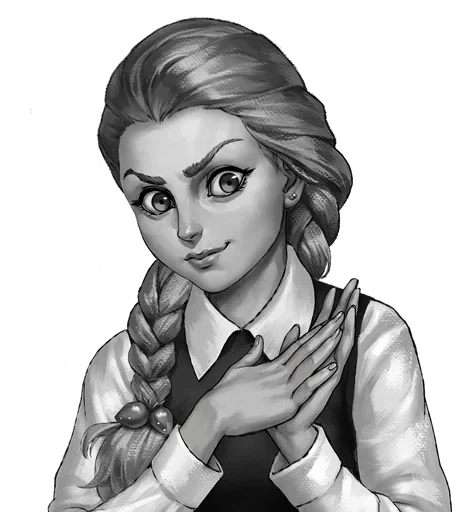 Стикерпак Катя Смирнова для Telegram
