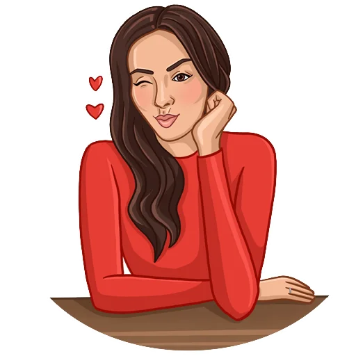 😘 Стикер «Катя, которая только Никитина» для Telegram