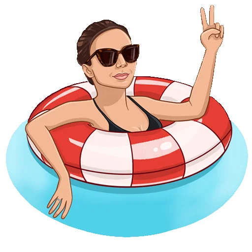 👋 Стикер «Катя, которая только Никитина» для Telegram