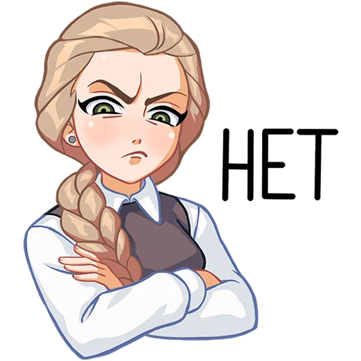🙅 Стикер «Катя» для Telegram