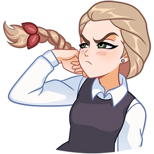 😐 Стикер «Катя» для Telegram