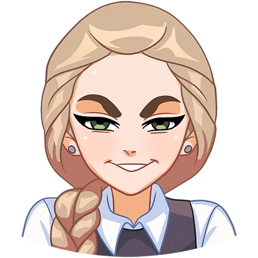 😁 Стикер «Катя» для Telegram
