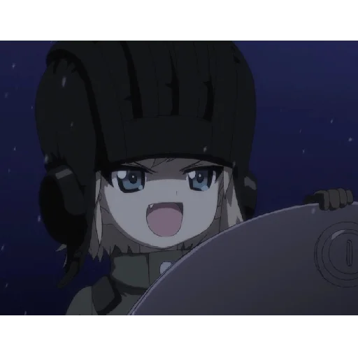 😃 Стикер «Katyusha ("Girls und Panzer")» для Telegram