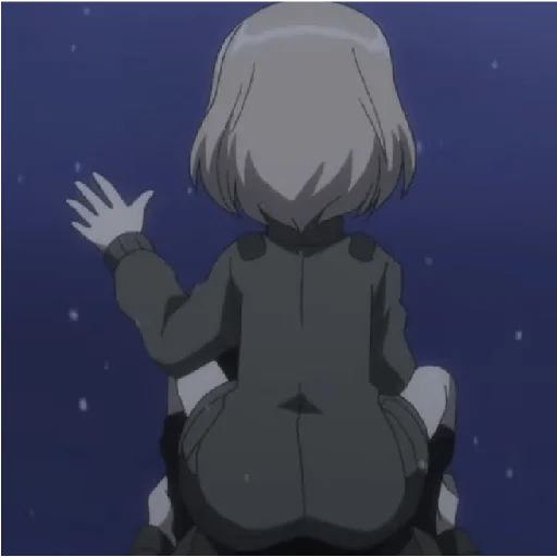 👋 Стикер «Katyusha ("Girls und Panzer")» для Telegram