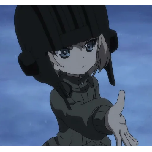 🤝 Стикер «Katyusha ("Girls und Panzer")» для Telegram