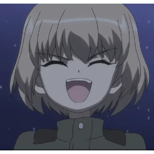 😆 Стикер «Katyusha ("Girls und Panzer")» для Telegram