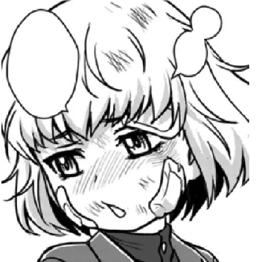 😰 Стикер «Katyusha ("Girls und Panzer")» для Telegram