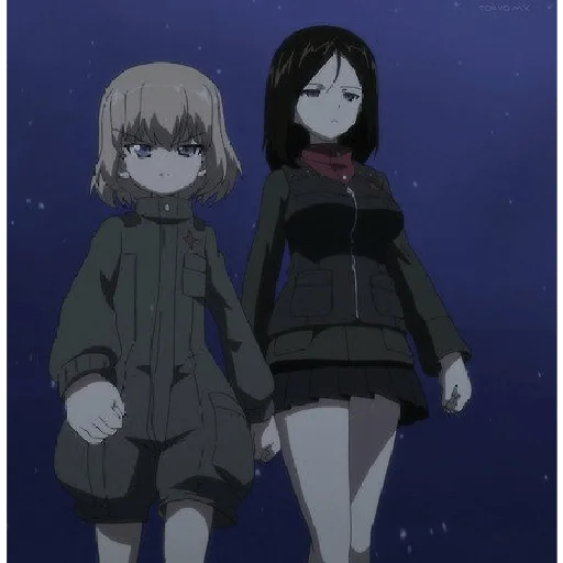 🚶 Стикер «Katyusha ("Girls und Panzer")» для Telegram