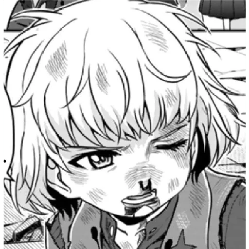 🤕 Стикер «Katyusha ("Girls und Panzer")» для Telegram