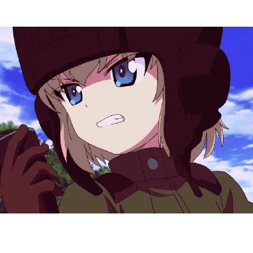 😎 Стикер «Katyusha ("Girls und Panzer")» для Telegram