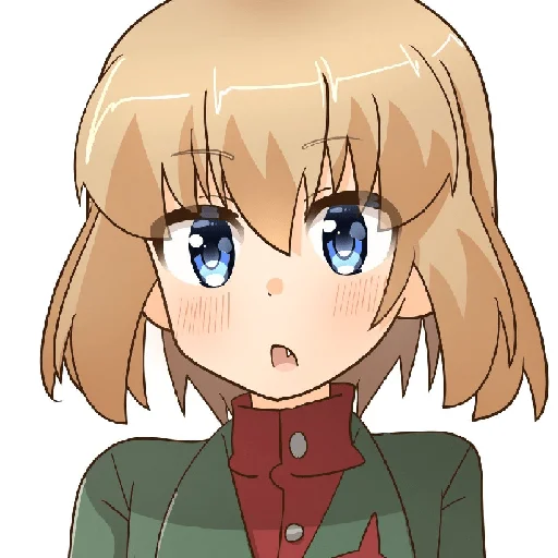 😮 Стикер «Katyusha ("Girls und Panzer")» для Telegram