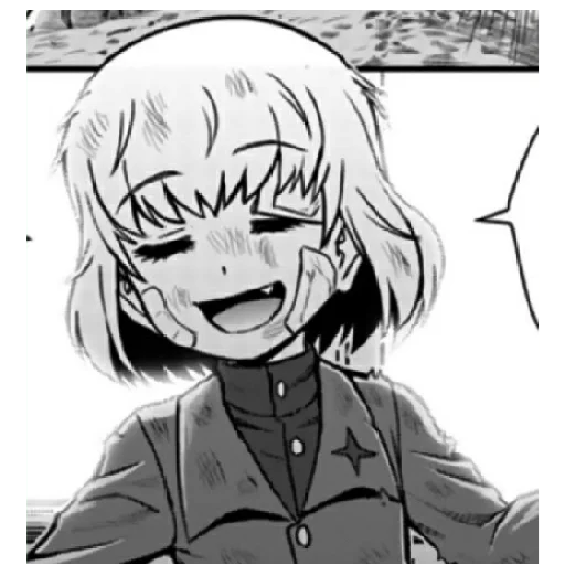🤷‍♀ Стикер «Katyusha ("Girls und Panzer")» для Telegram