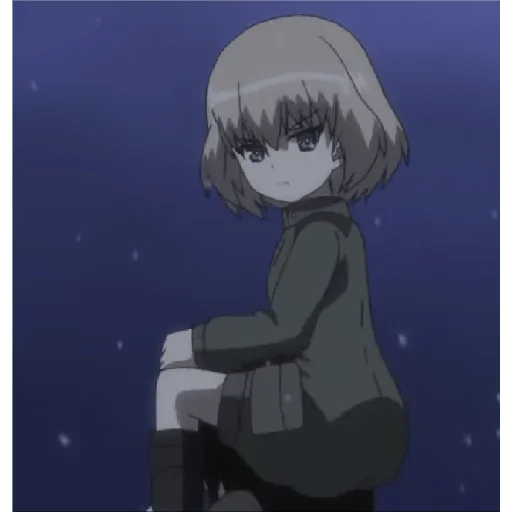 🤨 Стикер «Katyusha ("Girls und Panzer")» для Telegram