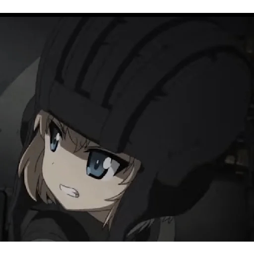 😠 Стикер «Katyusha ("Girls und Panzer")» для Telegram