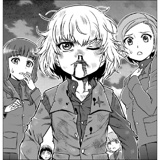 🫠 Стикер «Katyusha ("Girls und Panzer")» для Telegram
