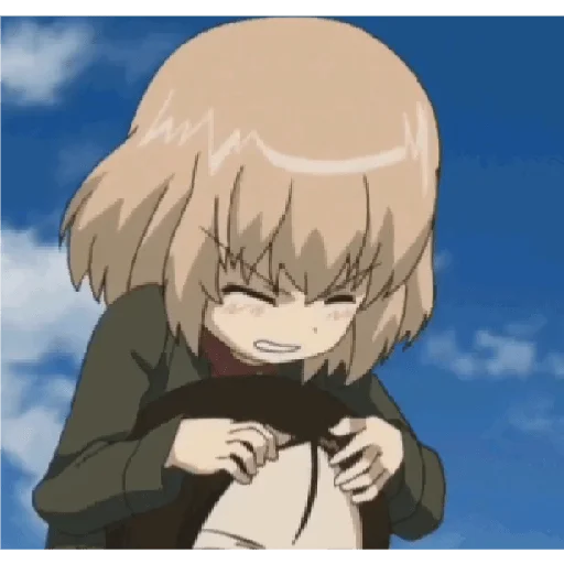 😰 Стикер «Katyusha ("Girls und Panzer")» для Telegram