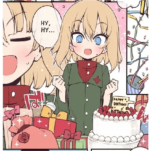 😍 Стикер «Katyusha Girls und Panzer» для Telegram
