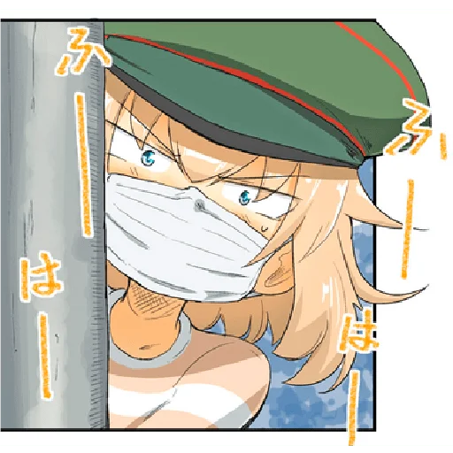 😷 Стикер «Katyusha Girls und Panzer» для Telegram