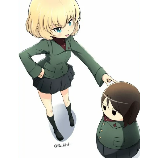 😎 Стикер «Katyusha Girls und Panzer» для Telegram