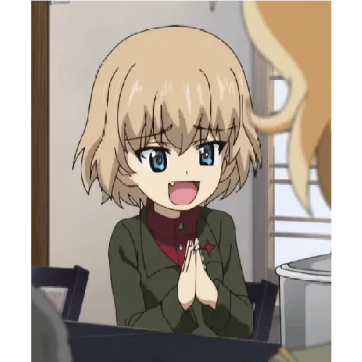 🙏 Стикер «Katyusha Girls und Panzer» для Telegram