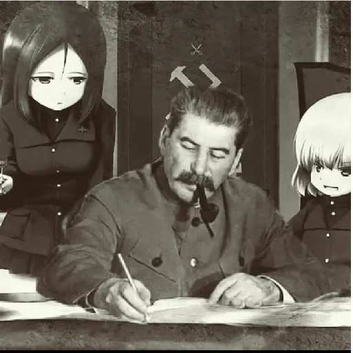 ✍ Стикер «Katyusha Girls und Panzer» для Telegram