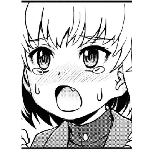 😰 Стикер «Katyusha ("Girls und Panzer") Part 2» для Telegram