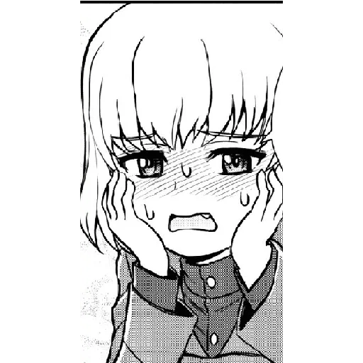 🫣 Стикер «Katyusha ("Girls und Panzer") Part 2» для Telegram