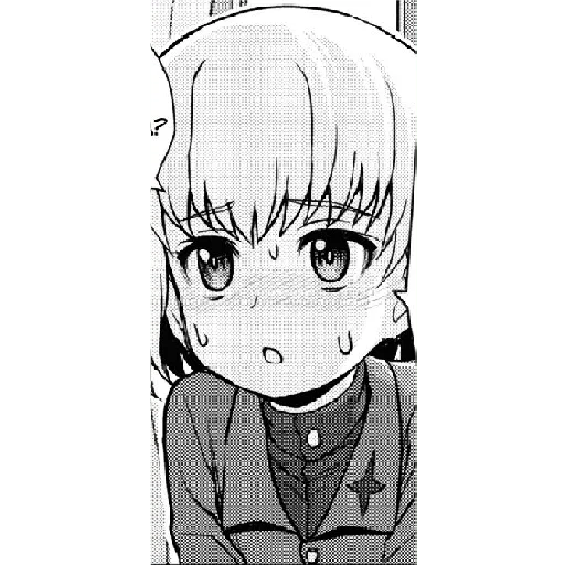 🥺 Стикер «Katyusha ("Girls und Panzer") Part 2» для Telegram