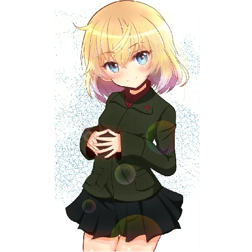 🥺 Стикер «Katyusha ("Girls und Panzer") part 3» для Telegram