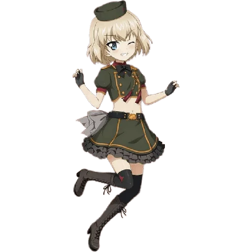 💃 Стикер «Katyusha ("Girls und Panzer") part 3» для Telegram