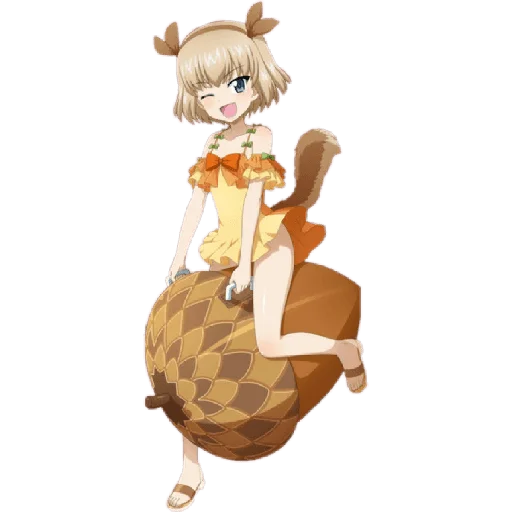 🐿 Стикер «Katyusha ("Girls und Panzer") part 3» для Telegram