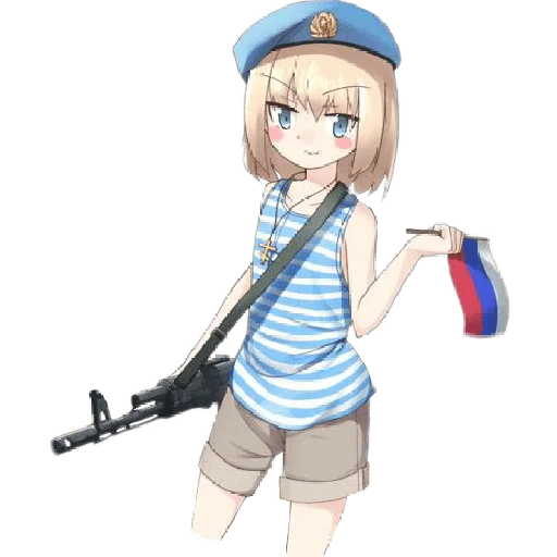 🇷🇺 Стикер «Katyusha ("Girls und Panzer") part 3» для Telegram