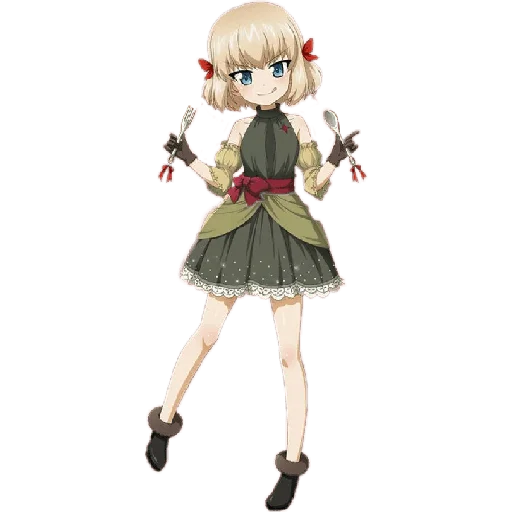 🍴 Стикер «Katyusha ("Girls und Panzer") part 3» для Telegram