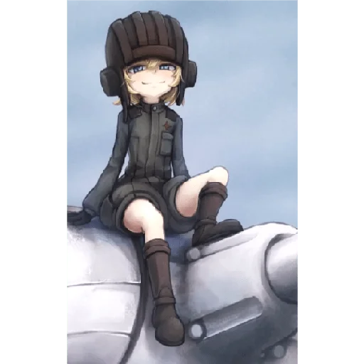 😁 Стикер «Katyusha ("Girls und Panzer") part 3» для Telegram