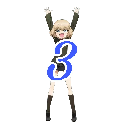 Стикерпак Katyusha ("Girls und Panzer") part 3 для Telegram