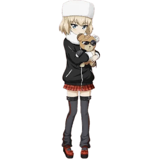 🧸 Стикер «Katyusha ("Girls und Panzer") part 3» для Telegram