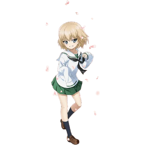 😥 Стикер «Katyusha ("Girls und Panzer") part 3» для Telegram