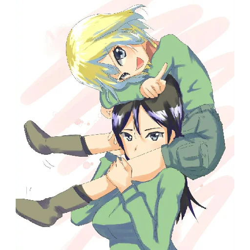 ❤️ Стикер «Katyusha ("Girls und Panzer") part 3» для Telegram