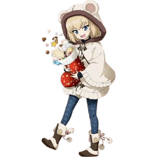 🧸 Стикер «Katyusha ("Girls und Panzer") part 3» для Telegram