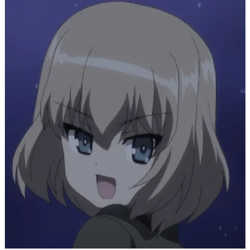 😘 Стикер «Katyusha ("Girls und Panzer") part 4» для Telegram