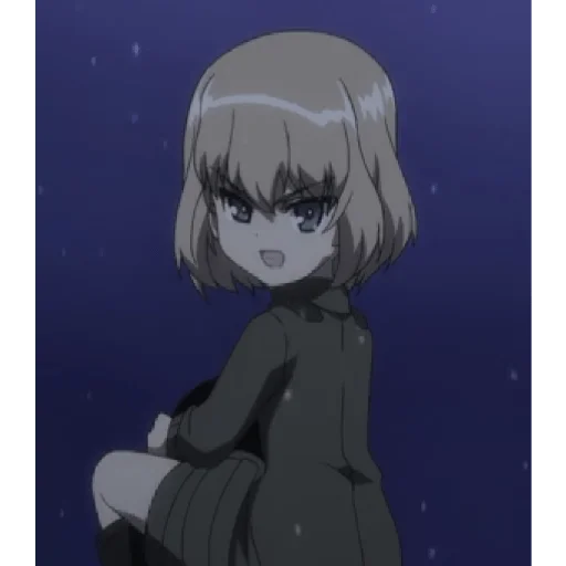 😚 Стикер «Katyusha ("Girls und Panzer") part 4» для Telegram