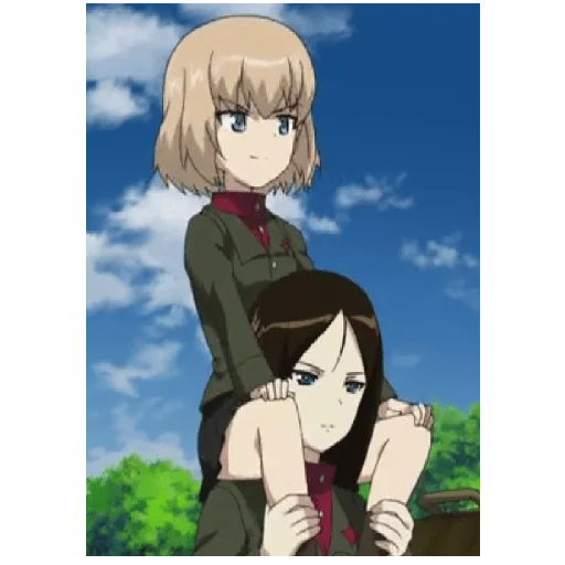 👍 Стикер «Katyusha ("Girls und Panzer") part 4» для Telegram