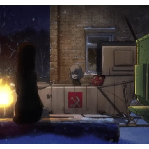 😠 Стикер «Katyusha ("Girls und Panzer") part 4» для Telegram