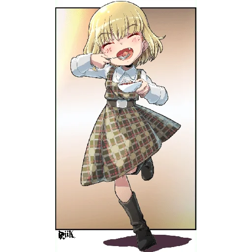 😋 Стикер «Katyusha ("Girls und Panzer") part 4» для Telegram