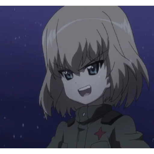 😍 Стикер «Katyusha ("Girls und Panzer") part 4» для Telegram