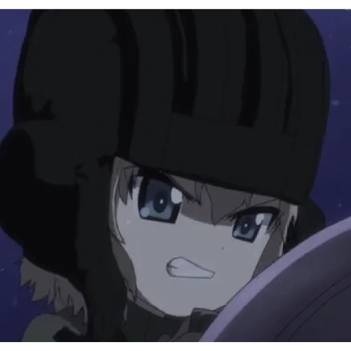 😠 Стикер «Katyusha ("Girls und Panzer") part 4» для Telegram