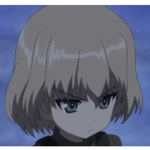 😕 Стикер «Katyusha ("Girls und Panzer") part 4» для Telegram