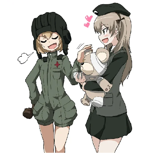 😉 Стикер «Katyusha ("Girls und Panzer") part 4» для Telegram